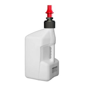 TUFF JUG - 10 LITER BENSINKANNE MED HURTIGFYLLING - Hvit