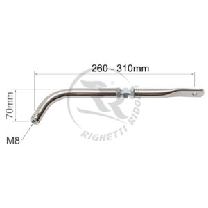 STØTTESTAG FOR SETE, JUSTERBAR 260-310MM BØYD