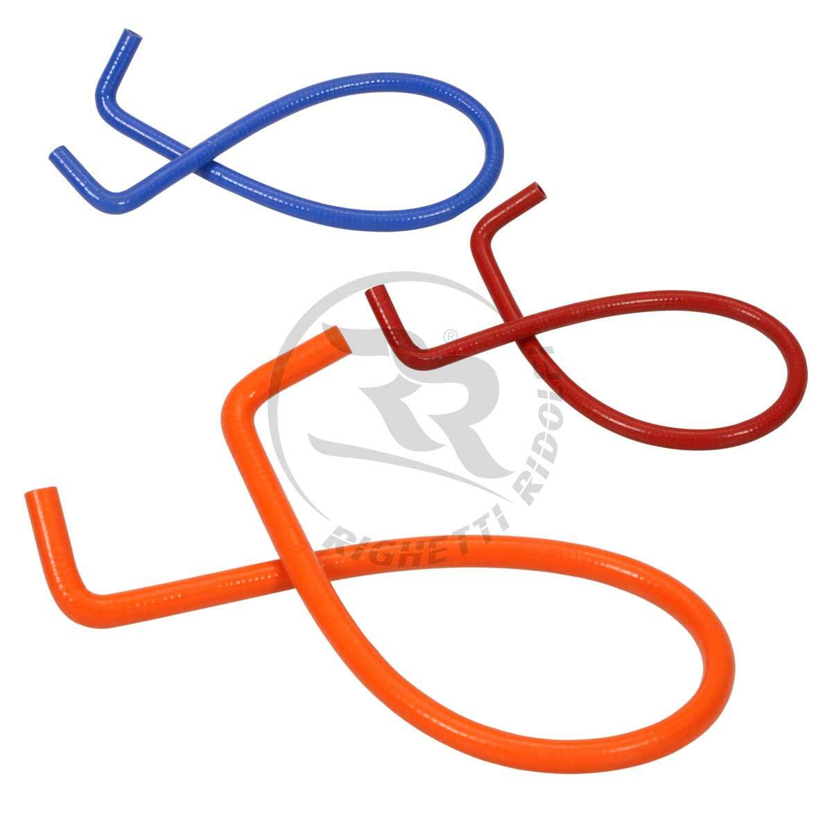 SILICONE VANNSLANGE, 90° DOBBEL BØY L.1200MM